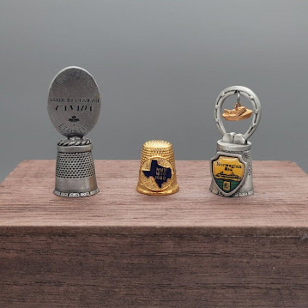 VINTAGE Collectable Thimbles